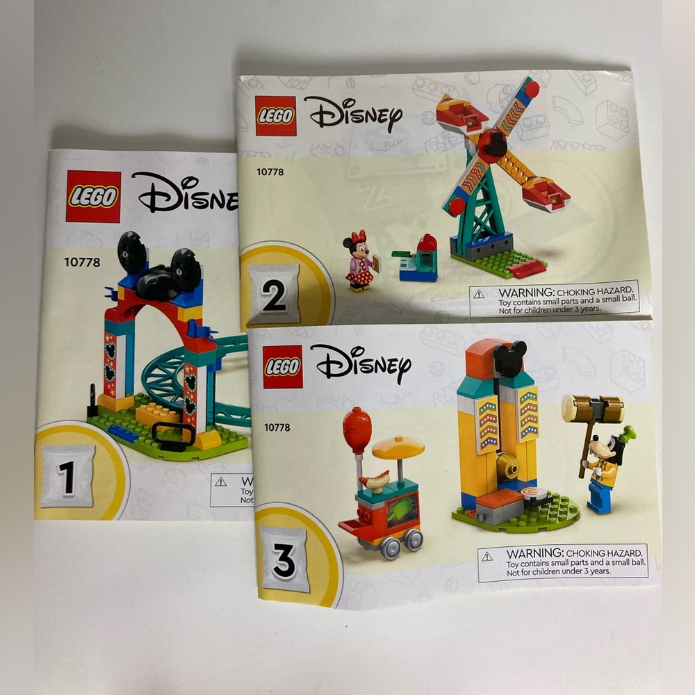LEGO 10778 Disney Mickey Mouse Fun Fair Set - Red, Yellow, Blue - Picture 4 of 5